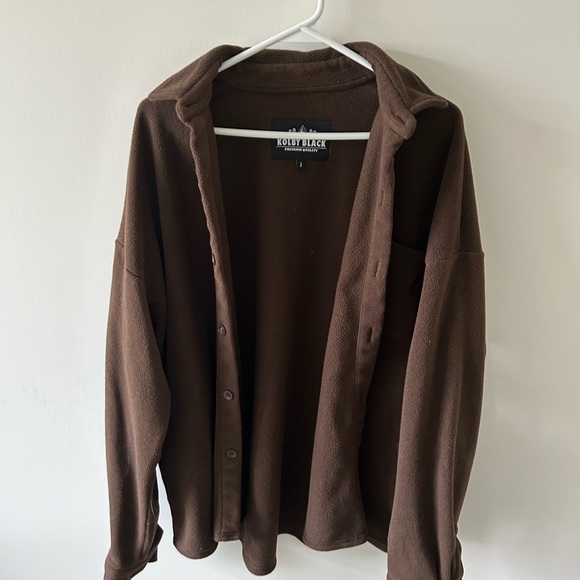 Kolby Black button up sweater - Picture 1 of 2